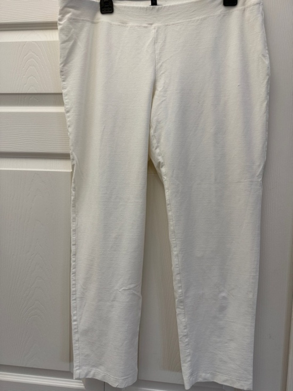 Eileen Fisher Off-white Pants with Tapered Leg